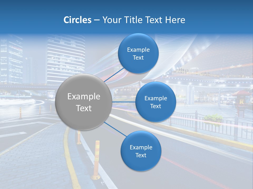 Driving Street Urban PowerPoint Template