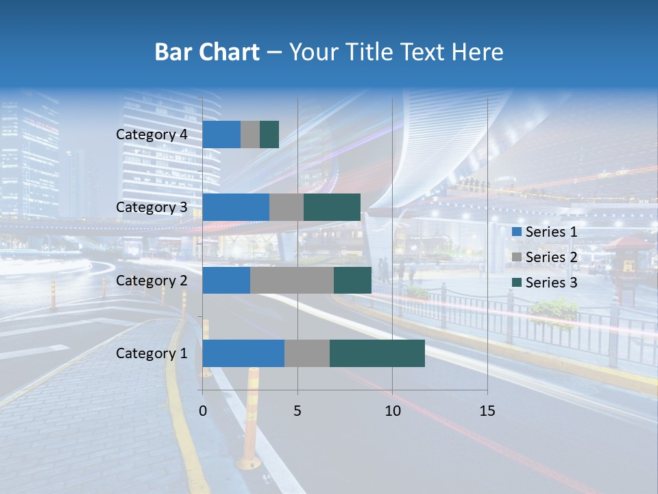 Driving Street Urban PowerPoint Template