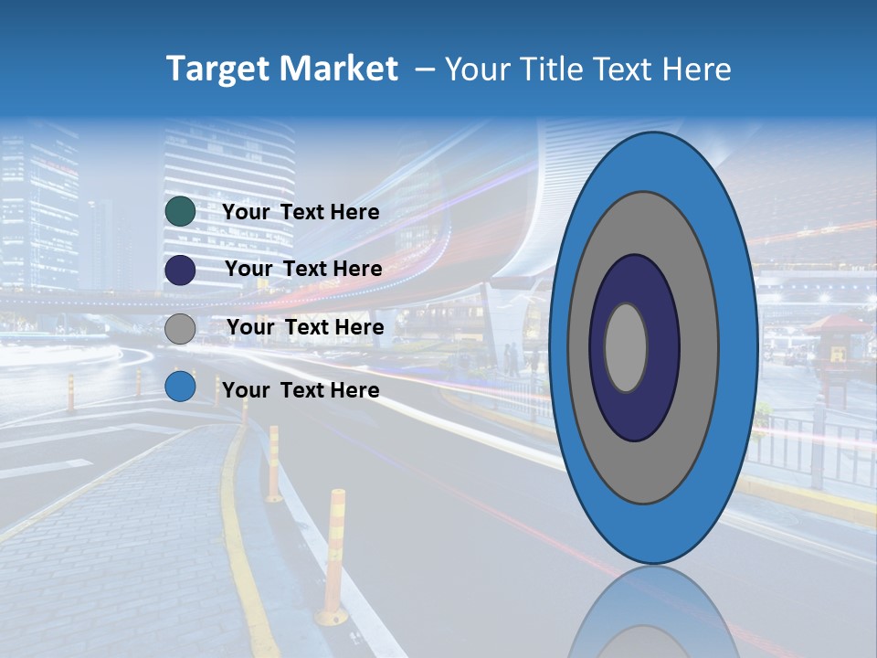Driving Street Urban PowerPoint Template