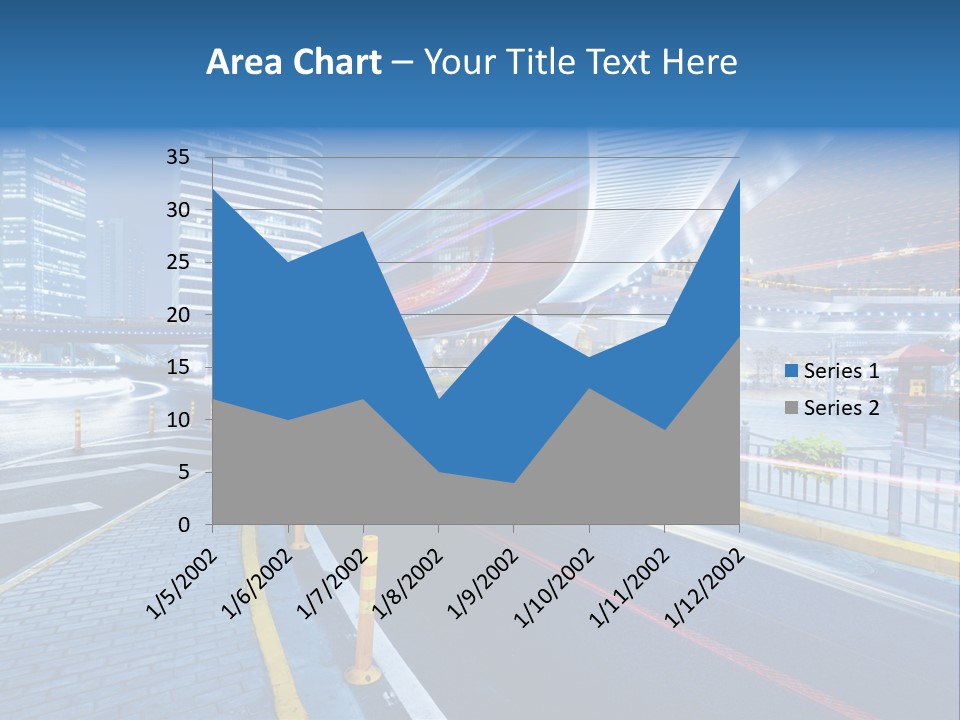 Driving Street Urban PowerPoint Template