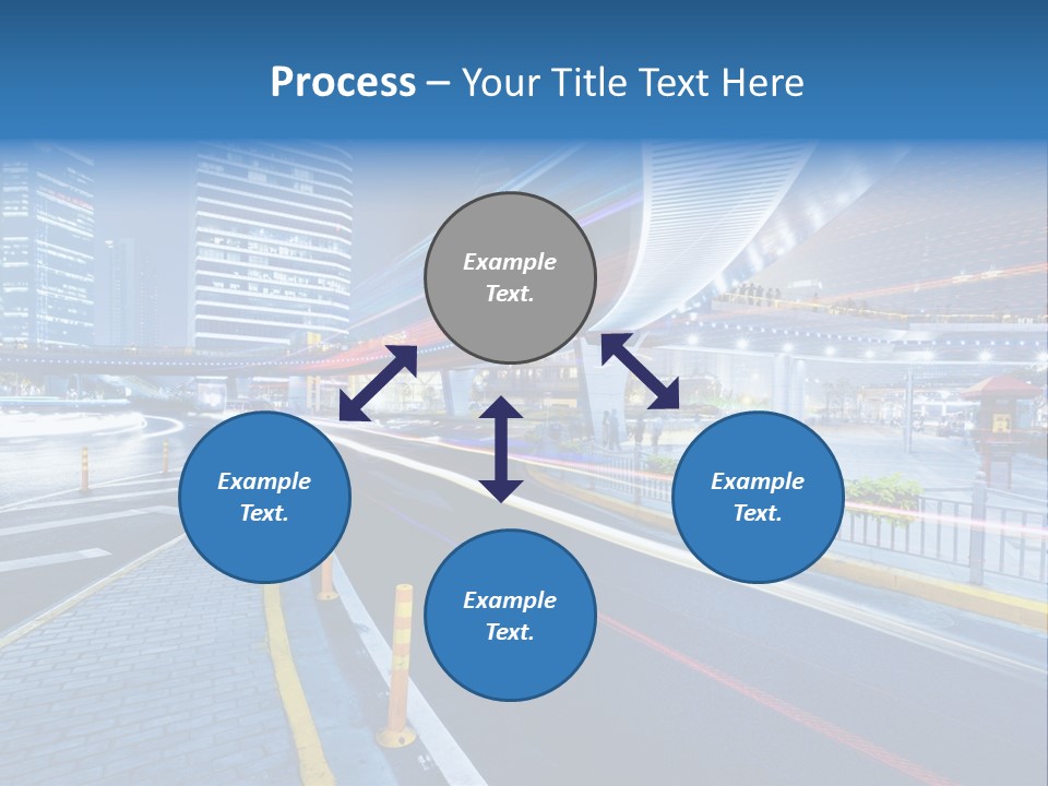Driving Street Urban PowerPoint Template