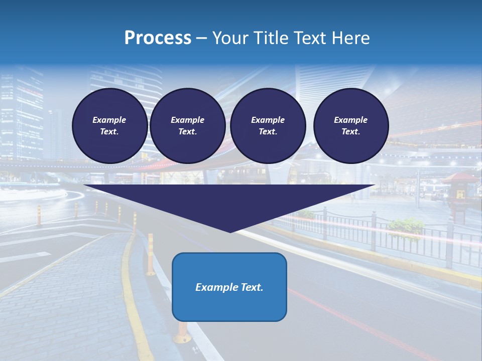 Driving Street Urban PowerPoint Template