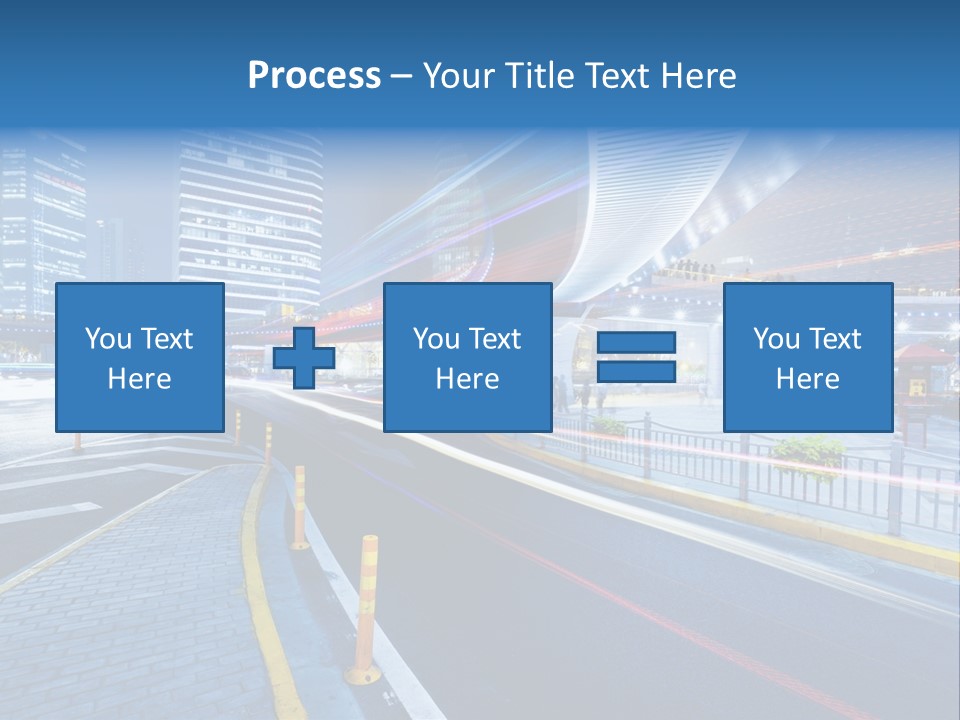 Driving Street Urban PowerPoint Template