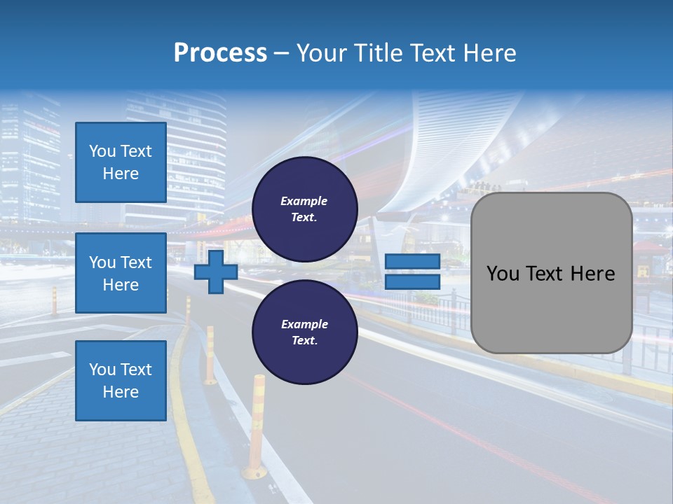 Driving Street Urban PowerPoint Template