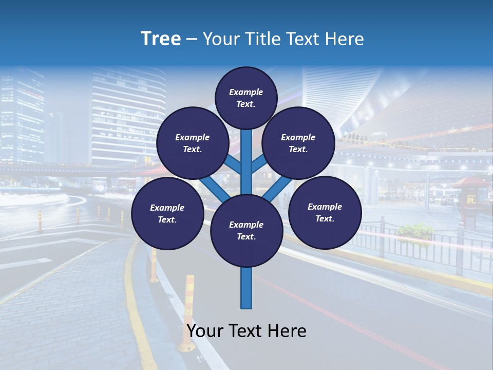 Driving Street Urban PowerPoint Template