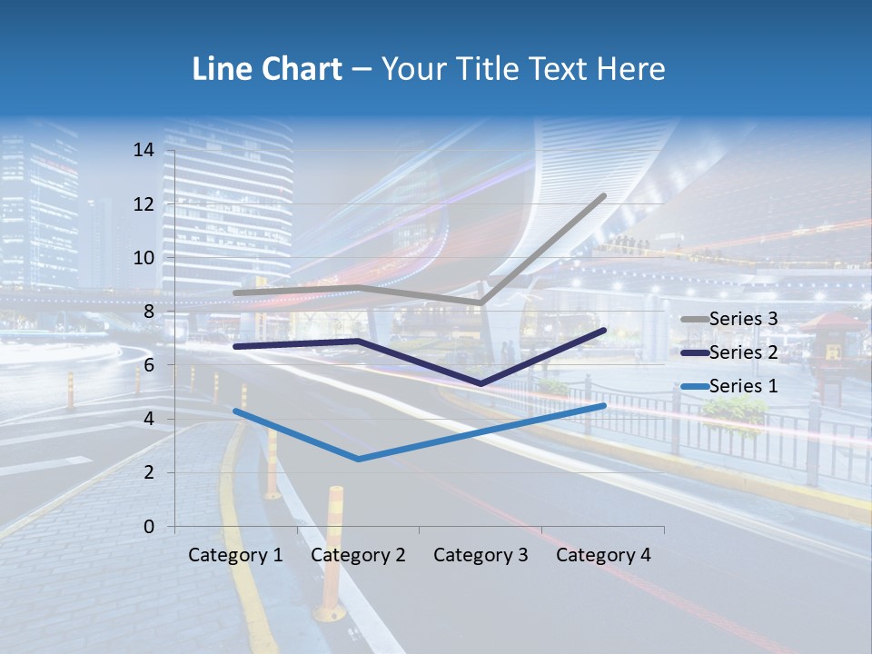 Driving Street Urban PowerPoint Template