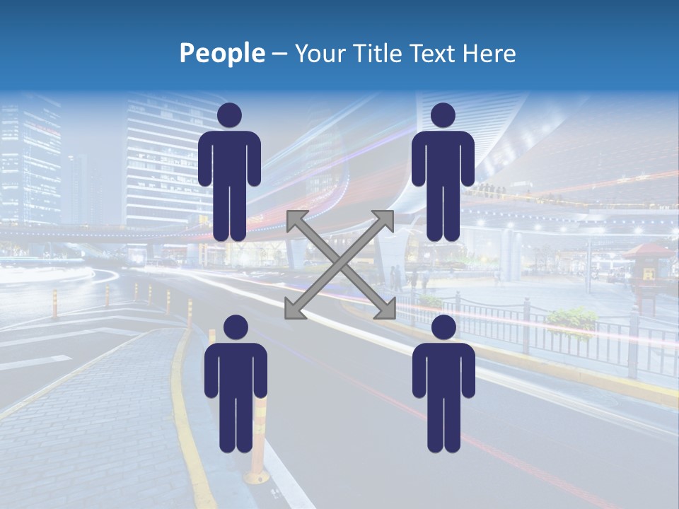 Driving Street Urban PowerPoint Template
