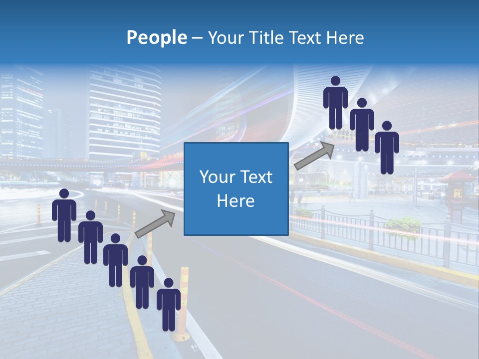 Driving Street Urban PowerPoint Template