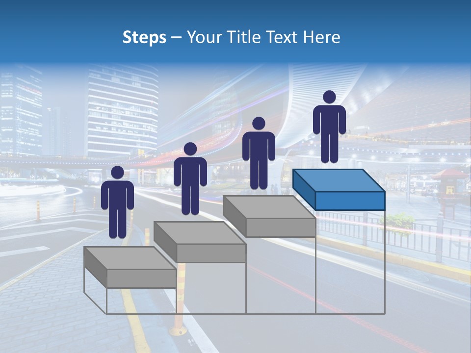 Driving Street Urban PowerPoint Template