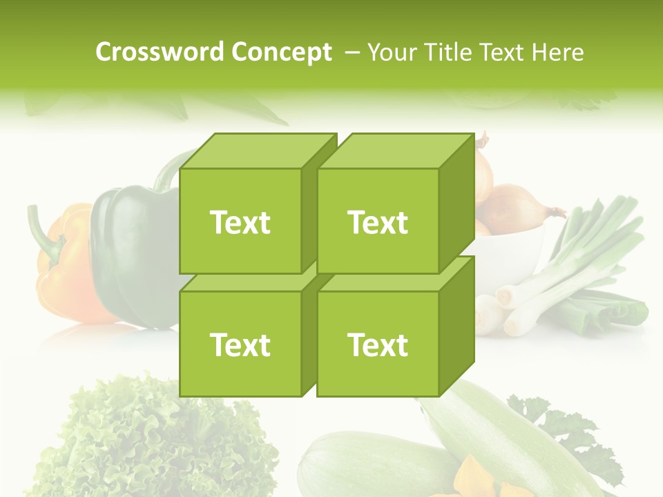 Corn Vegetable Meal PowerPoint Template