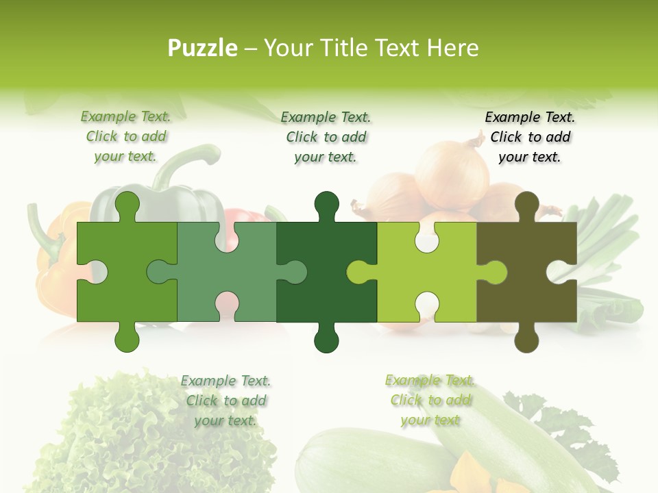 Corn Vegetable Meal PowerPoint Template