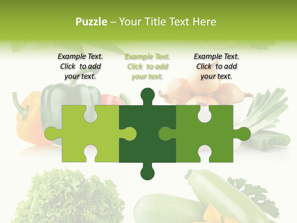 Corn Vegetable Meal PowerPoint Template