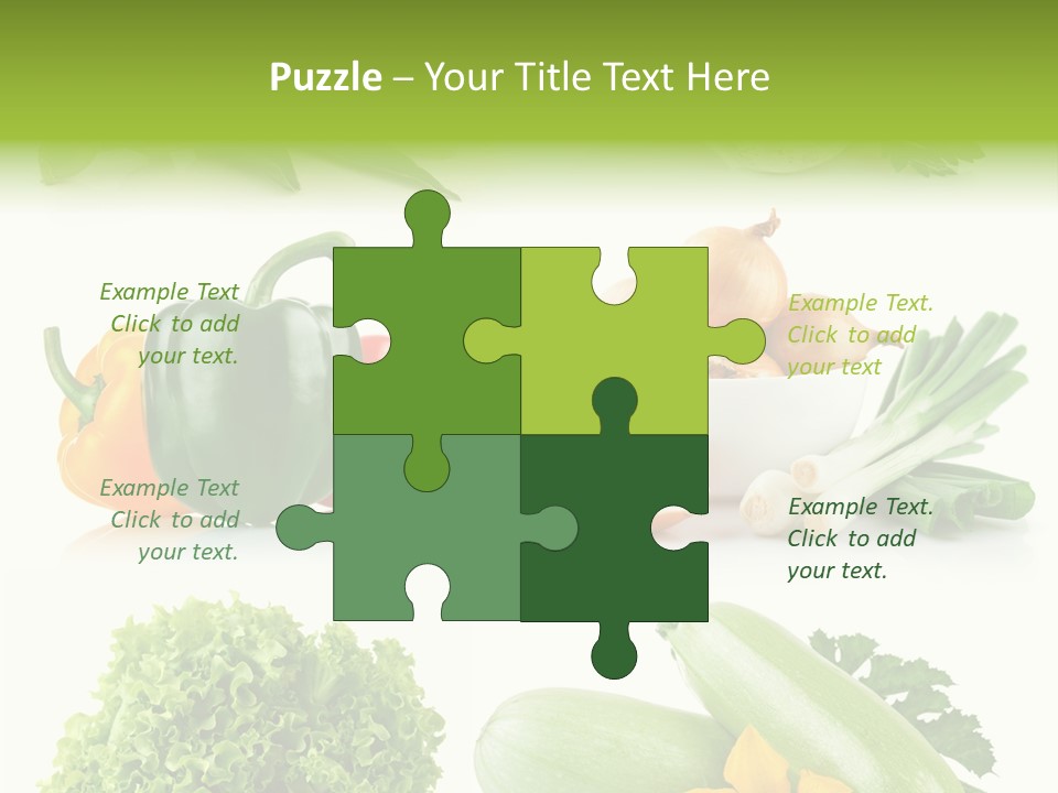 Corn Vegetable Meal PowerPoint Template