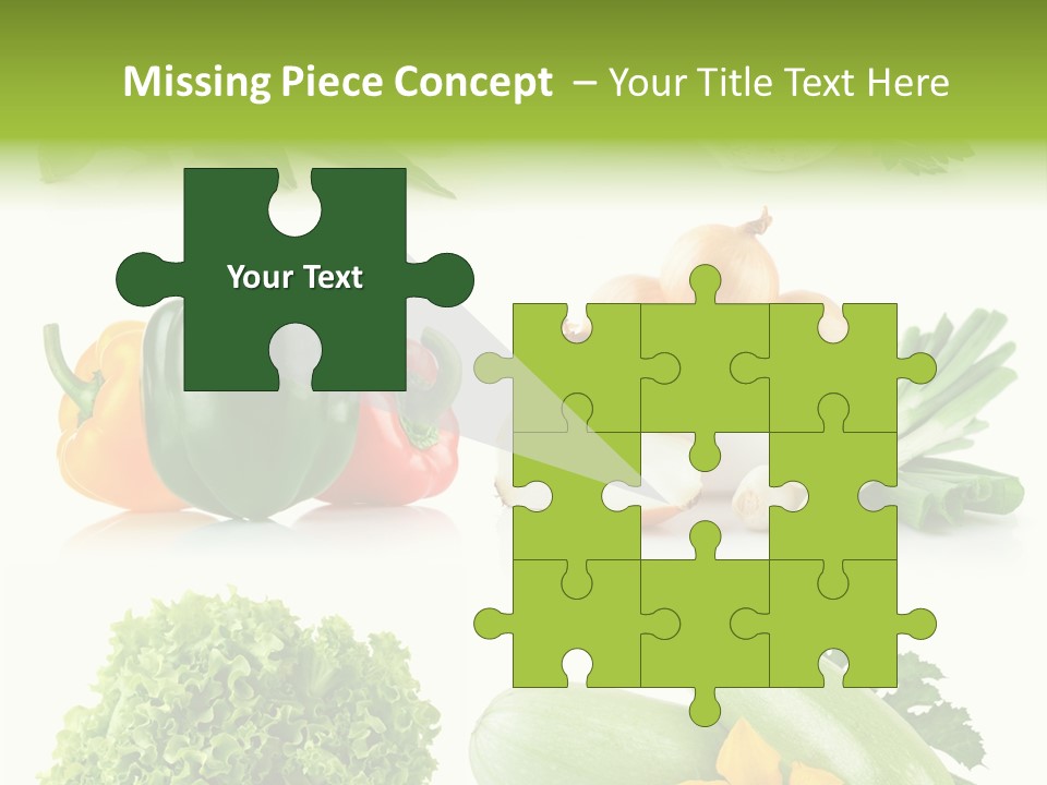 Corn Vegetable Meal PowerPoint Template