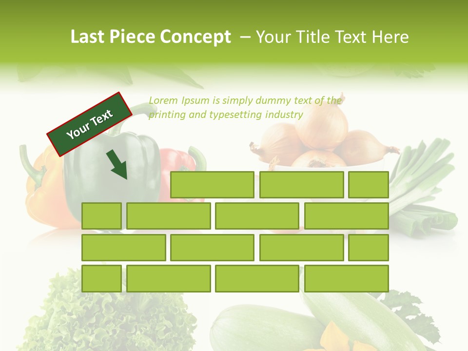 Corn Vegetable Meal PowerPoint Template