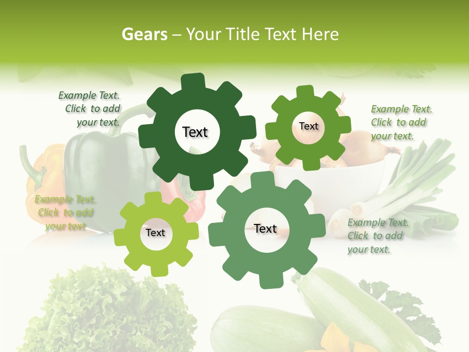 Corn Vegetable Meal PowerPoint Template
