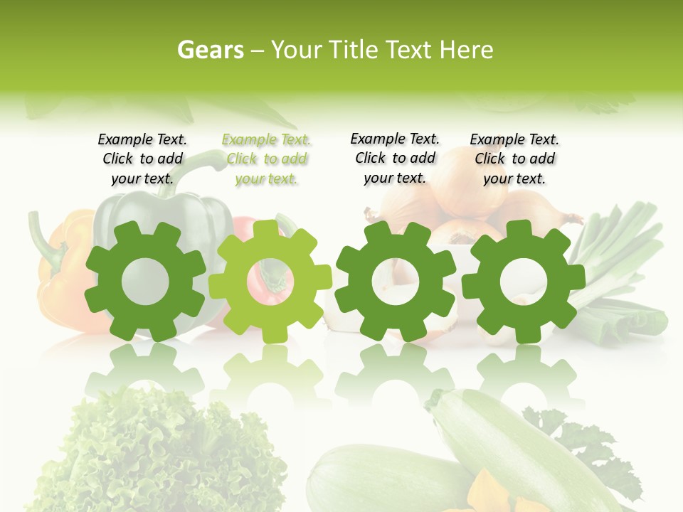 Corn Vegetable Meal PowerPoint Template