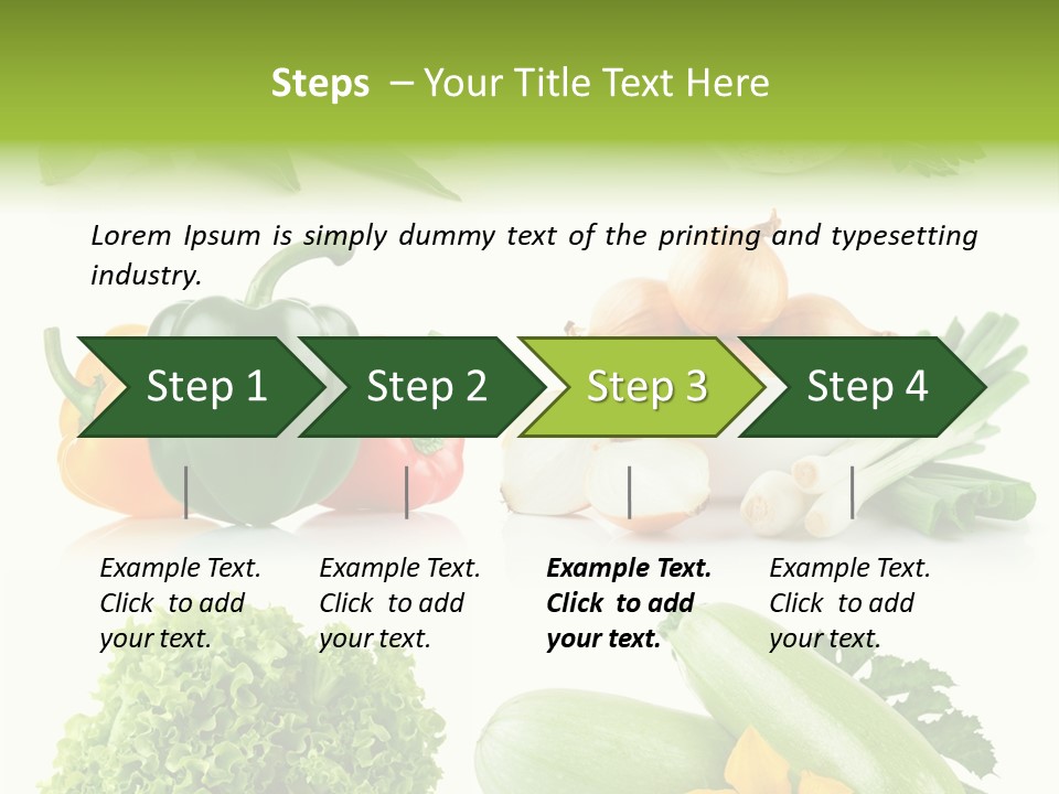 Corn Vegetable Meal PowerPoint Template