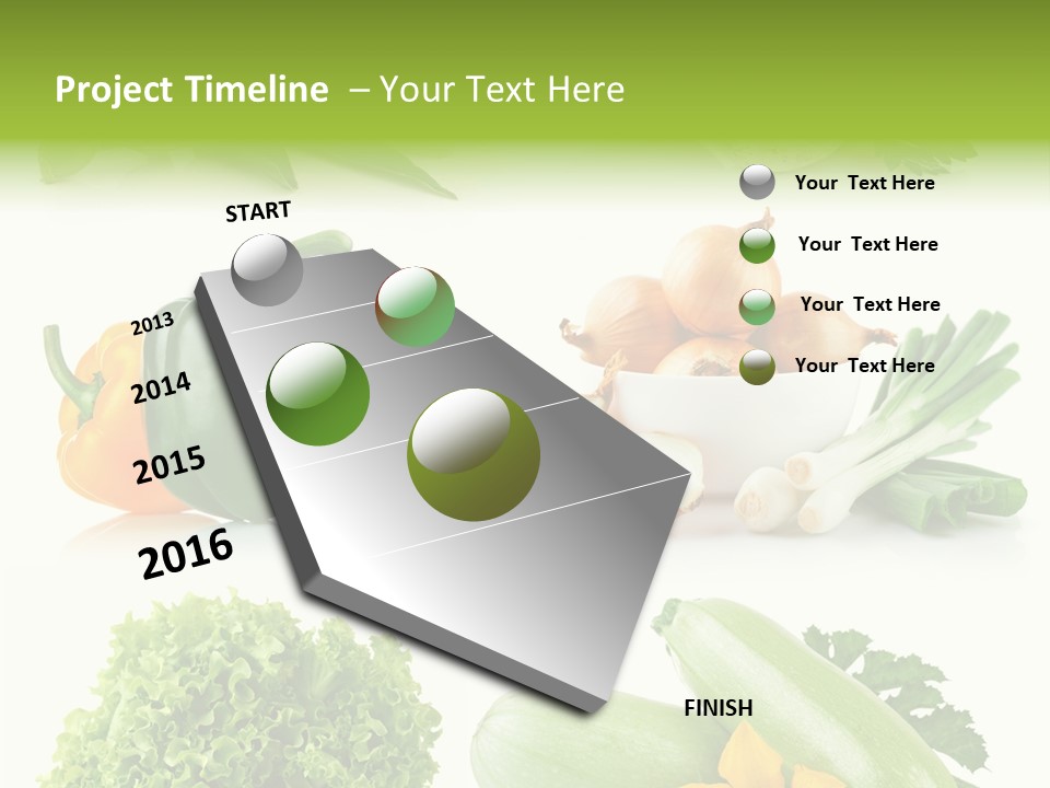 Corn Vegetable Meal PowerPoint Template