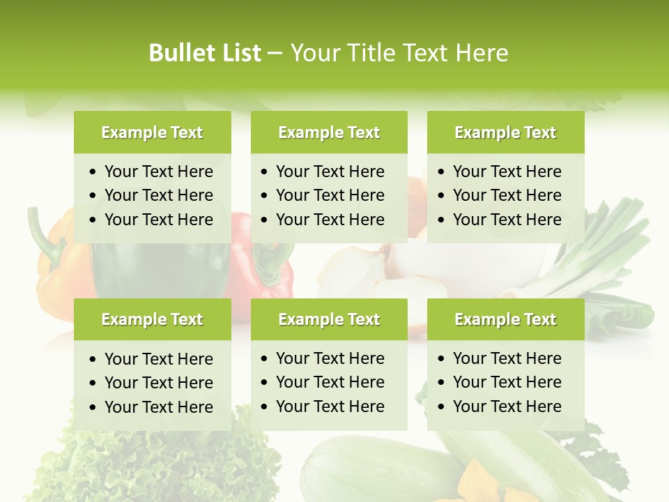 Corn Vegetable Meal PowerPoint Template