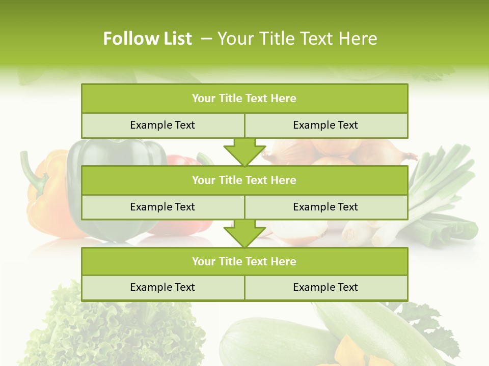 Corn Vegetable Meal PowerPoint Template