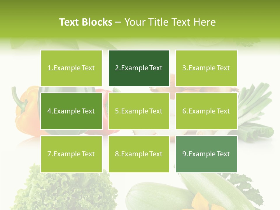 Corn Vegetable Meal PowerPoint Template