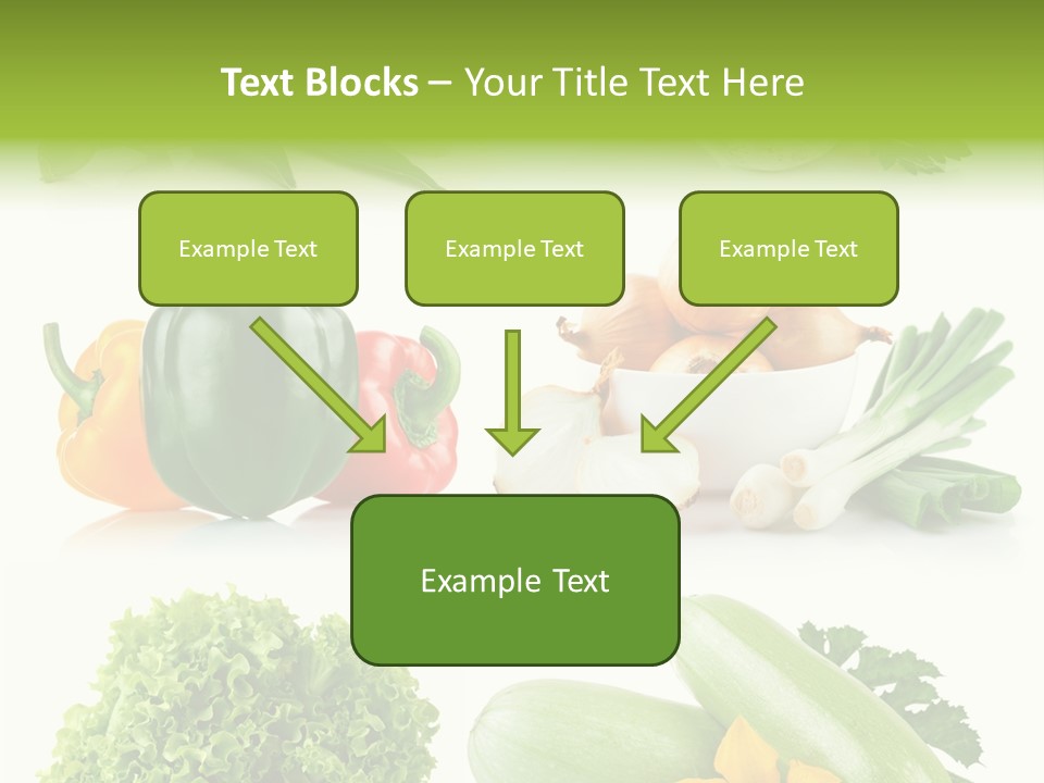 Corn Vegetable Meal PowerPoint Template