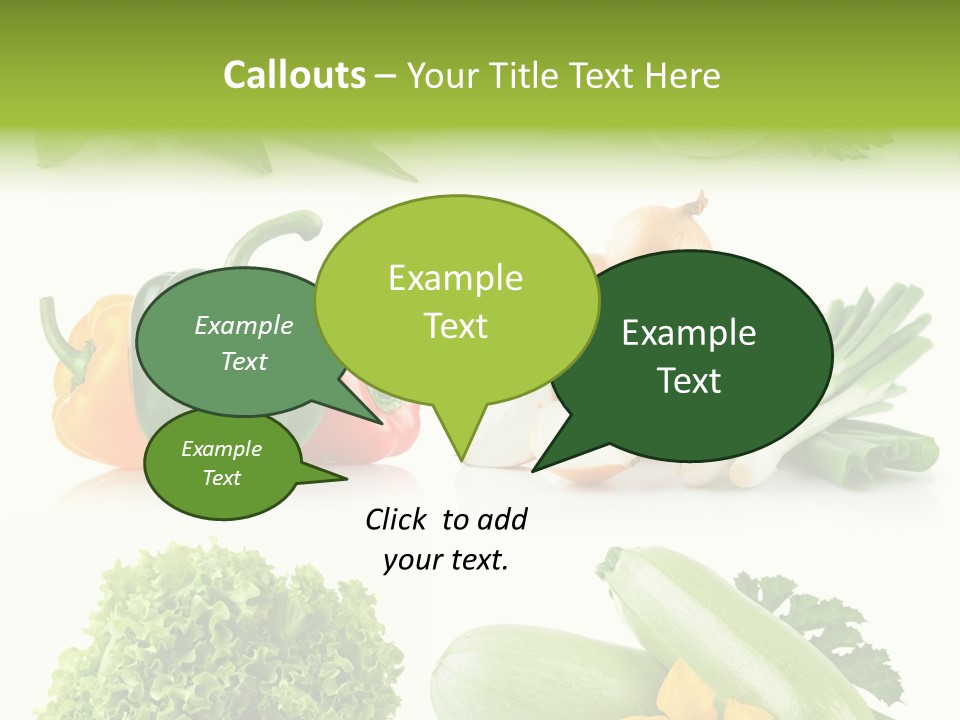 Corn Vegetable Meal PowerPoint Template