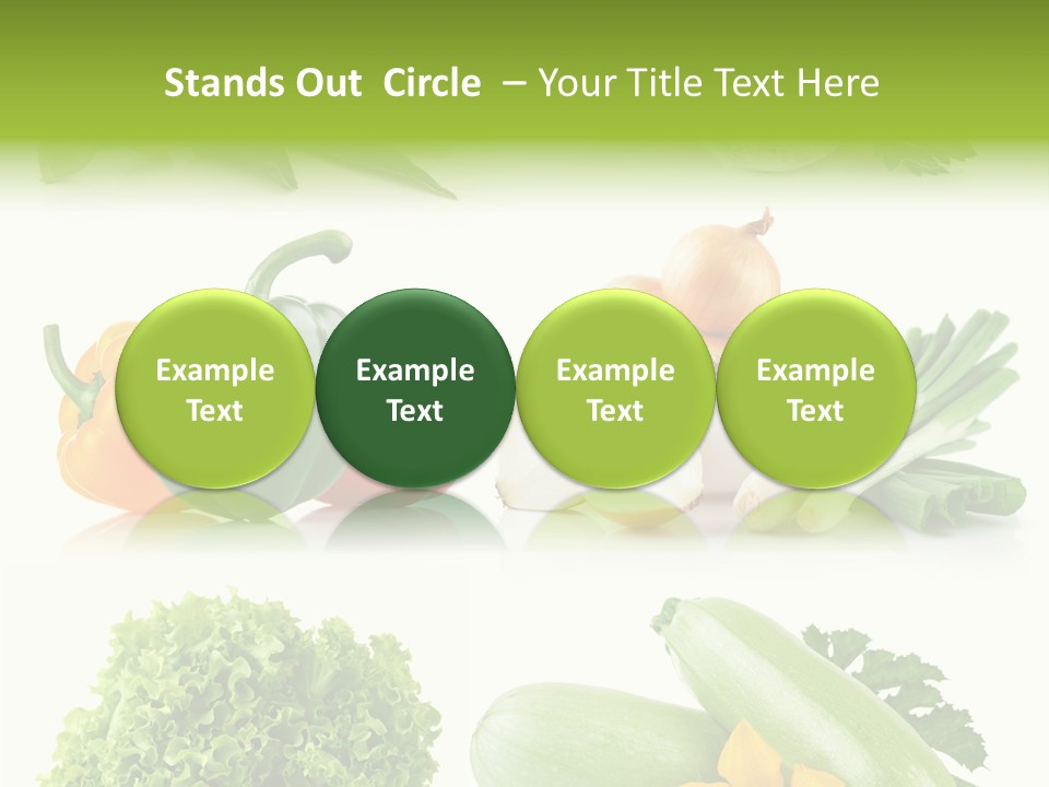 Corn Vegetable Meal PowerPoint Template