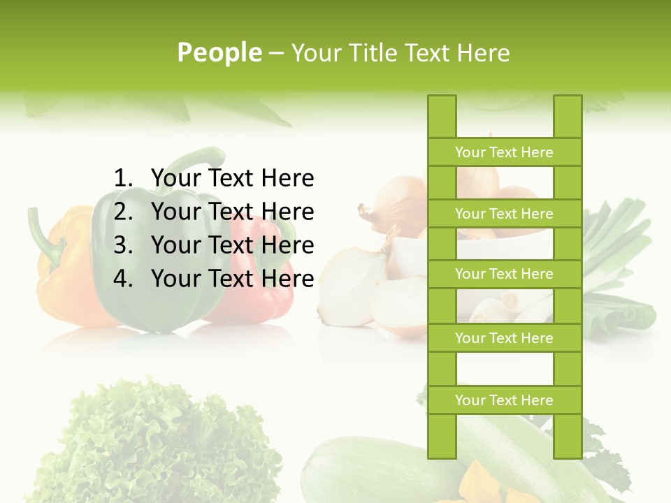 Corn Vegetable Meal PowerPoint Template