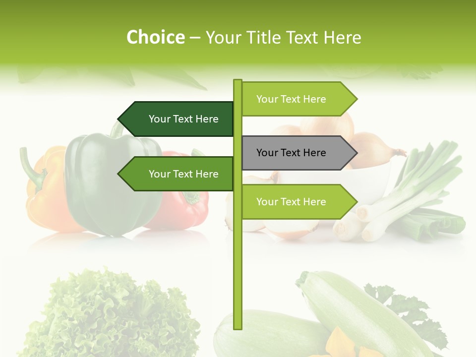 Corn Vegetable Meal PowerPoint Template