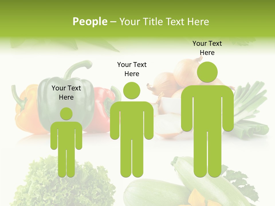 Corn Vegetable Meal PowerPoint Template