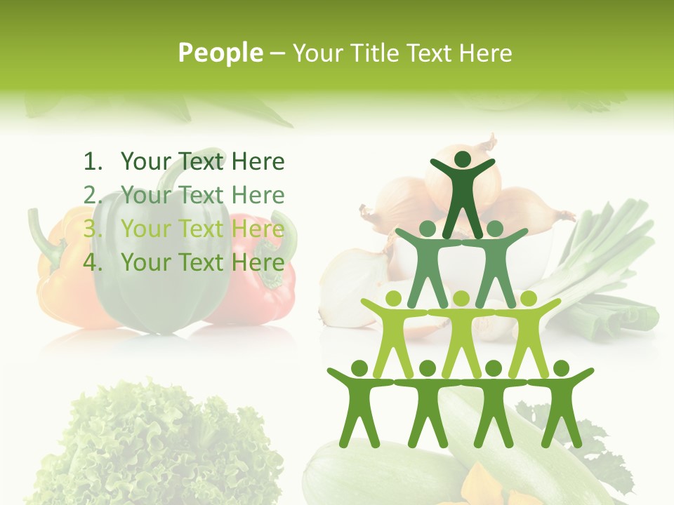 Corn Vegetable Meal PowerPoint Template