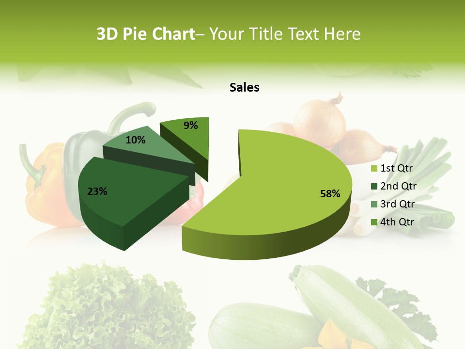 Corn Vegetable Meal PowerPoint Template