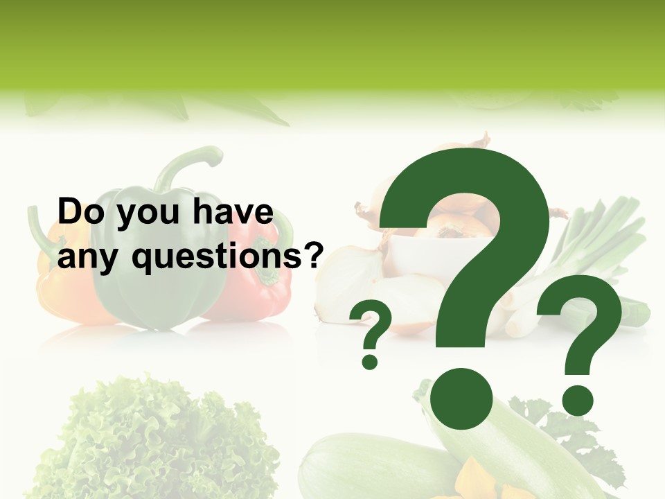 Corn Vegetable Meal PowerPoint Template