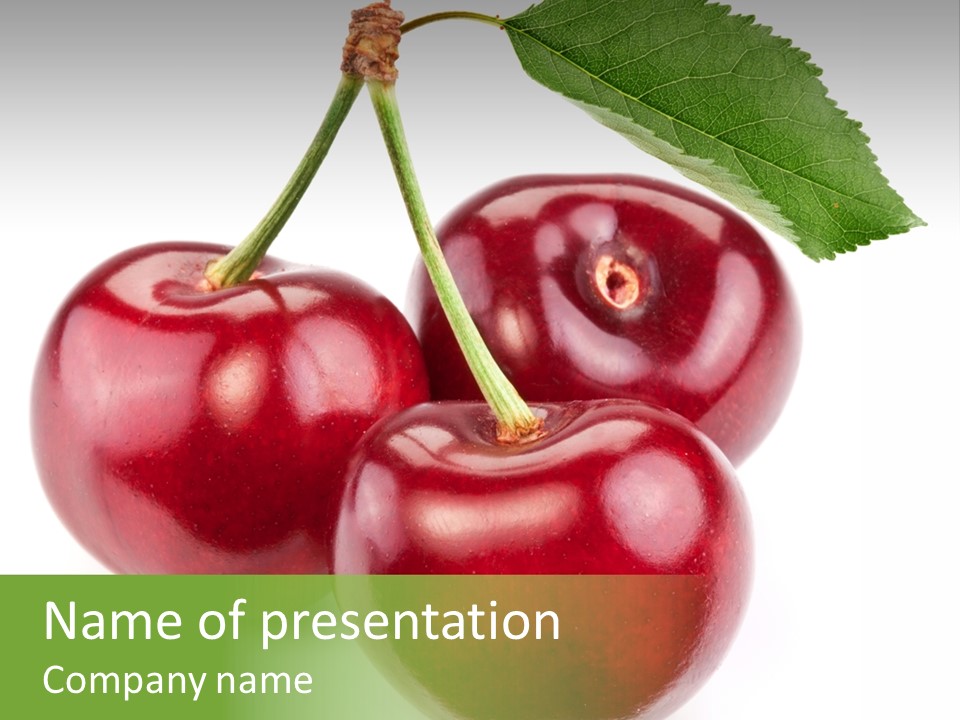 Juicy Freshness Group PowerPoint Template