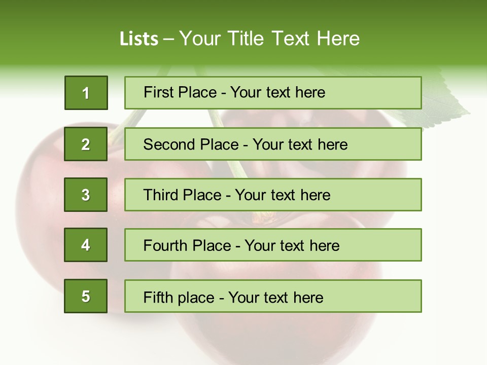 Juicy Freshness Group PowerPoint Template