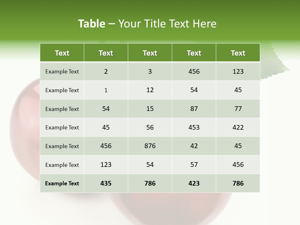 Juicy Freshness Group PowerPoint Template