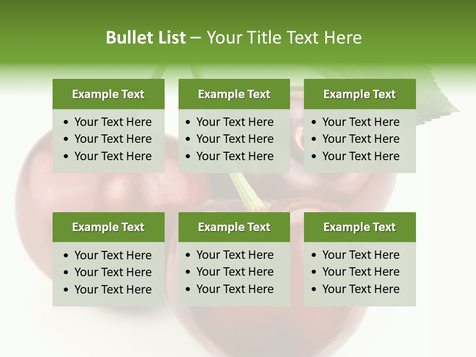 Juicy Freshness Group PowerPoint Template