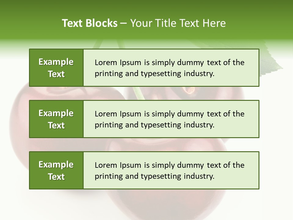 Juicy Freshness Group PowerPoint Template