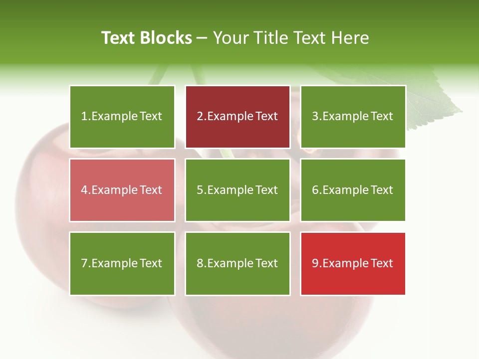 Juicy Freshness Group PowerPoint Template
