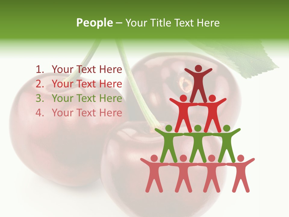 Juicy Freshness Group PowerPoint Template