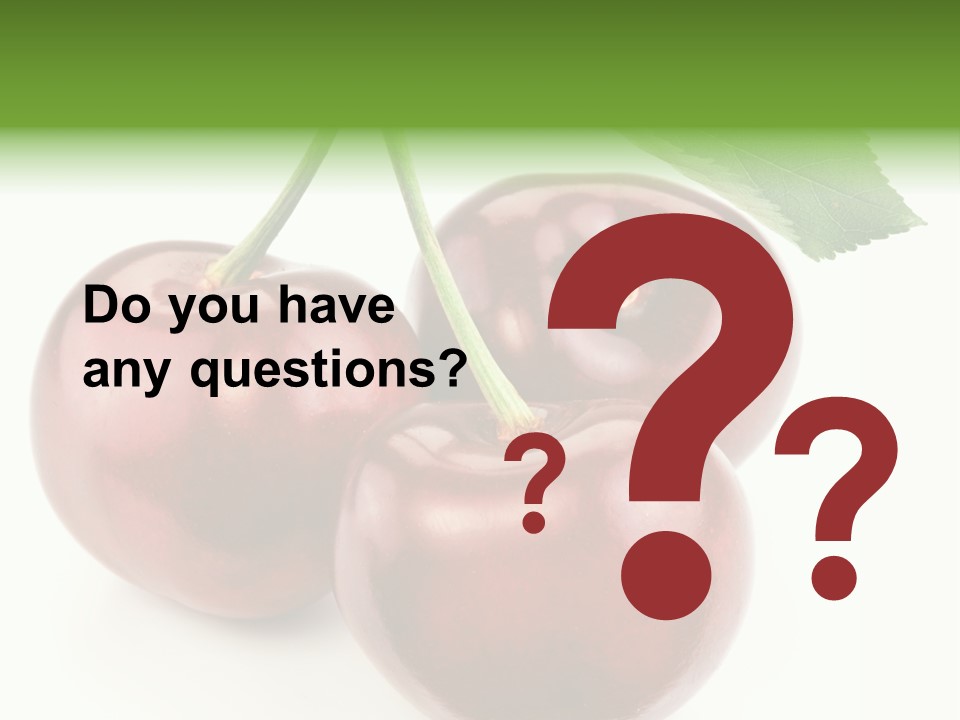 Juicy Freshness Group PowerPoint Template