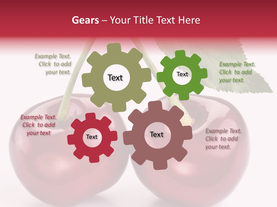 Green Nature Dessert PowerPoint Template