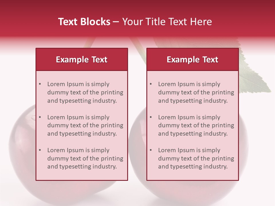 Green Nature Dessert PowerPoint Template