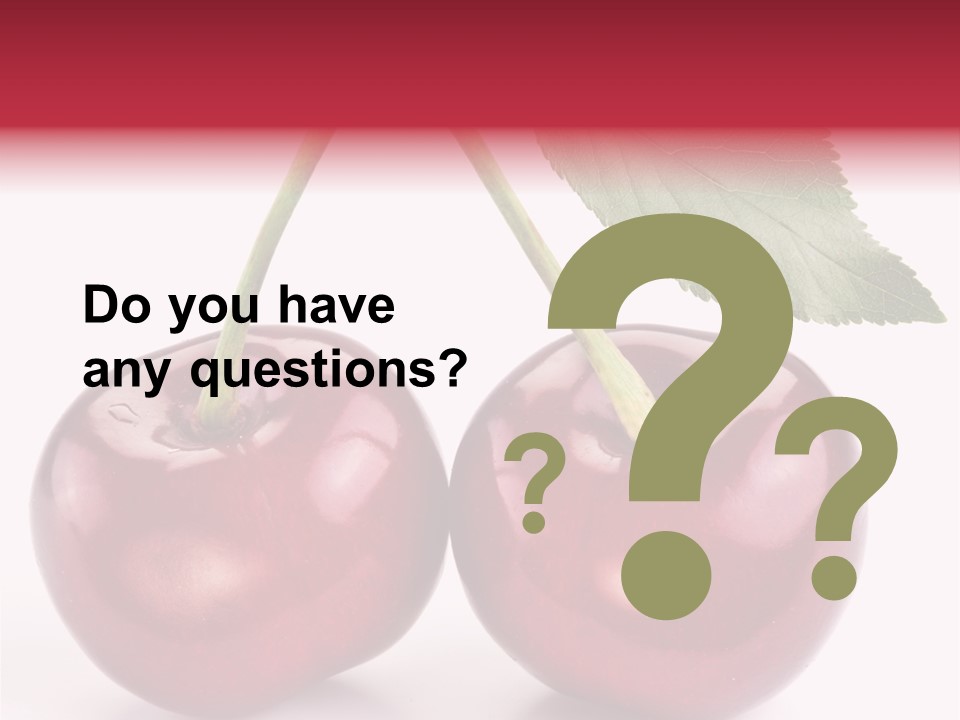 Green Nature Dessert PowerPoint Template