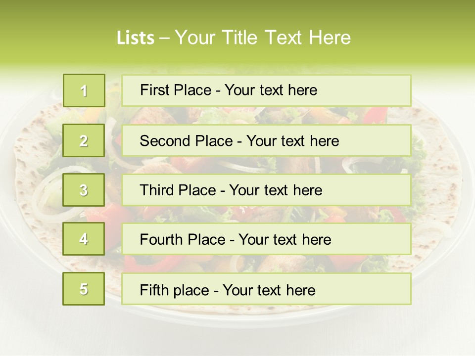 Snack Grilled Grill PowerPoint Template