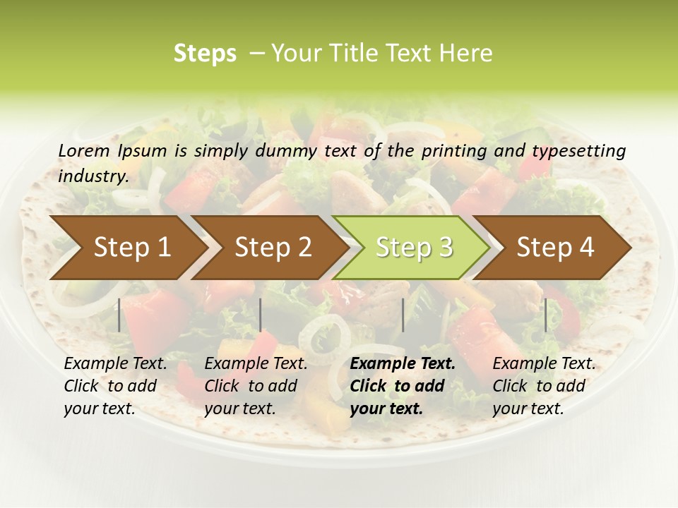 Snack Grilled Grill PowerPoint Template