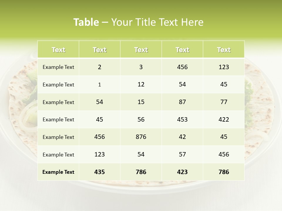 Snack Grilled Grill PowerPoint Template