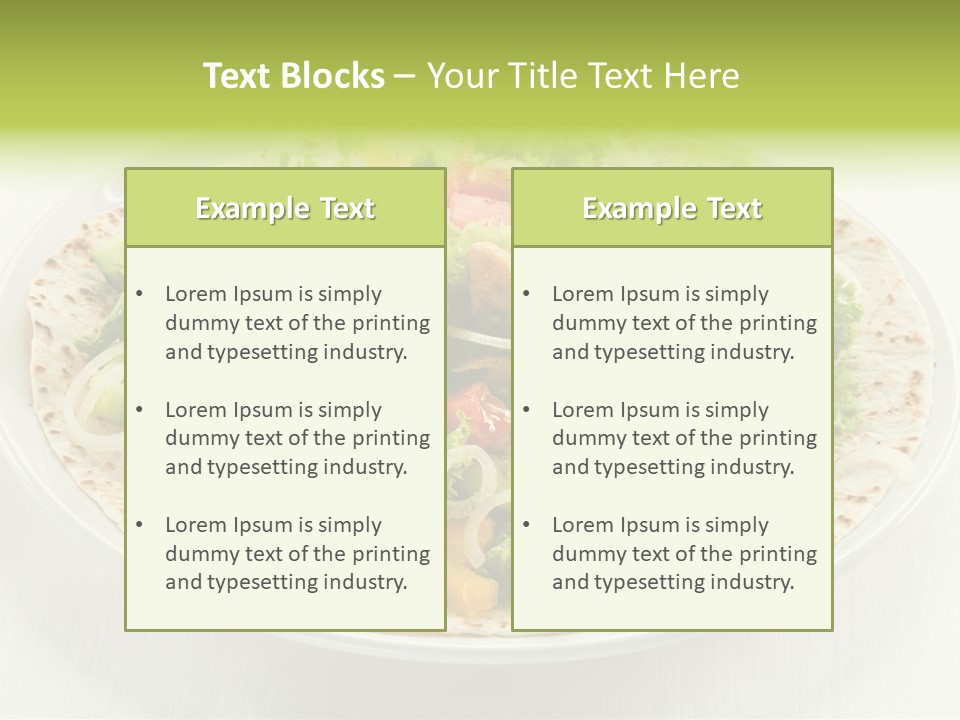 Snack Grilled Grill PowerPoint Template